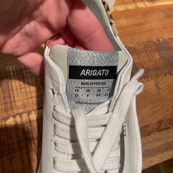 Axel Arigato Women's White Clean 90 Animal Low-Top Sneakers size 6.5 - Picture 10 of 10